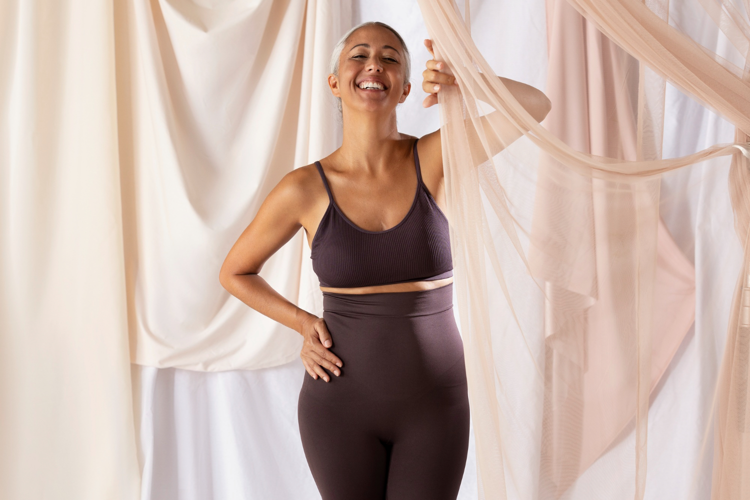 happy woman weight loss